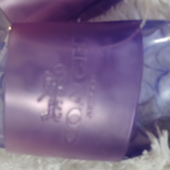 Coach Ulyssa Rubber Water Resistant Jelly Slide Sandals Purple Size 7B - Picture 3 of 9